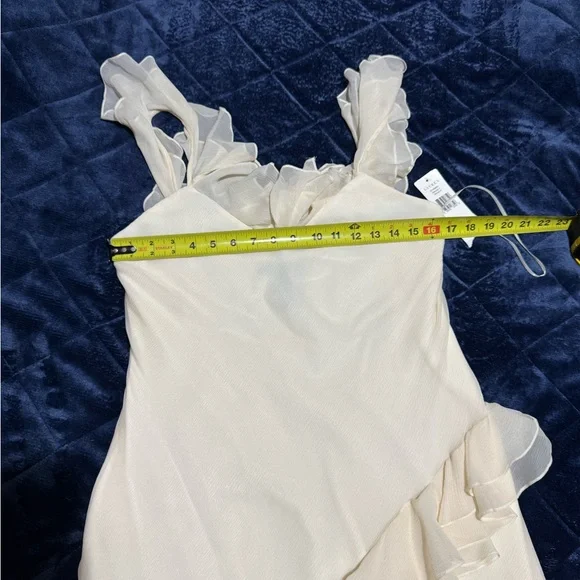 NEW💕Ralph Lauren Cream women’s Dress with Ruffles - Picture 8 of 8